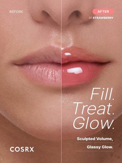 COSRX 5 Peptide Collagen Lip Fill Tinted Treatment #01 Strawberry