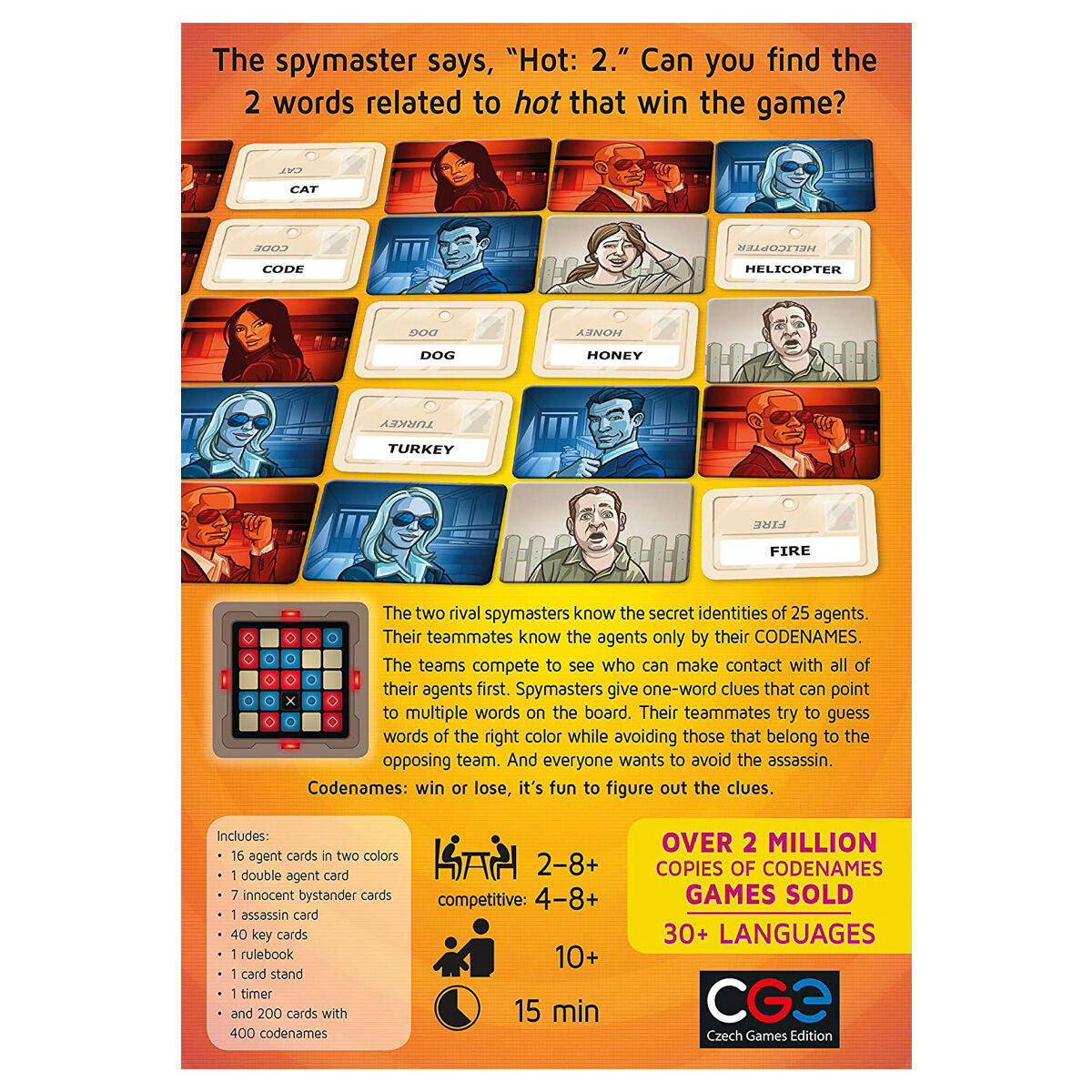Asmodee Codenames Card Game
