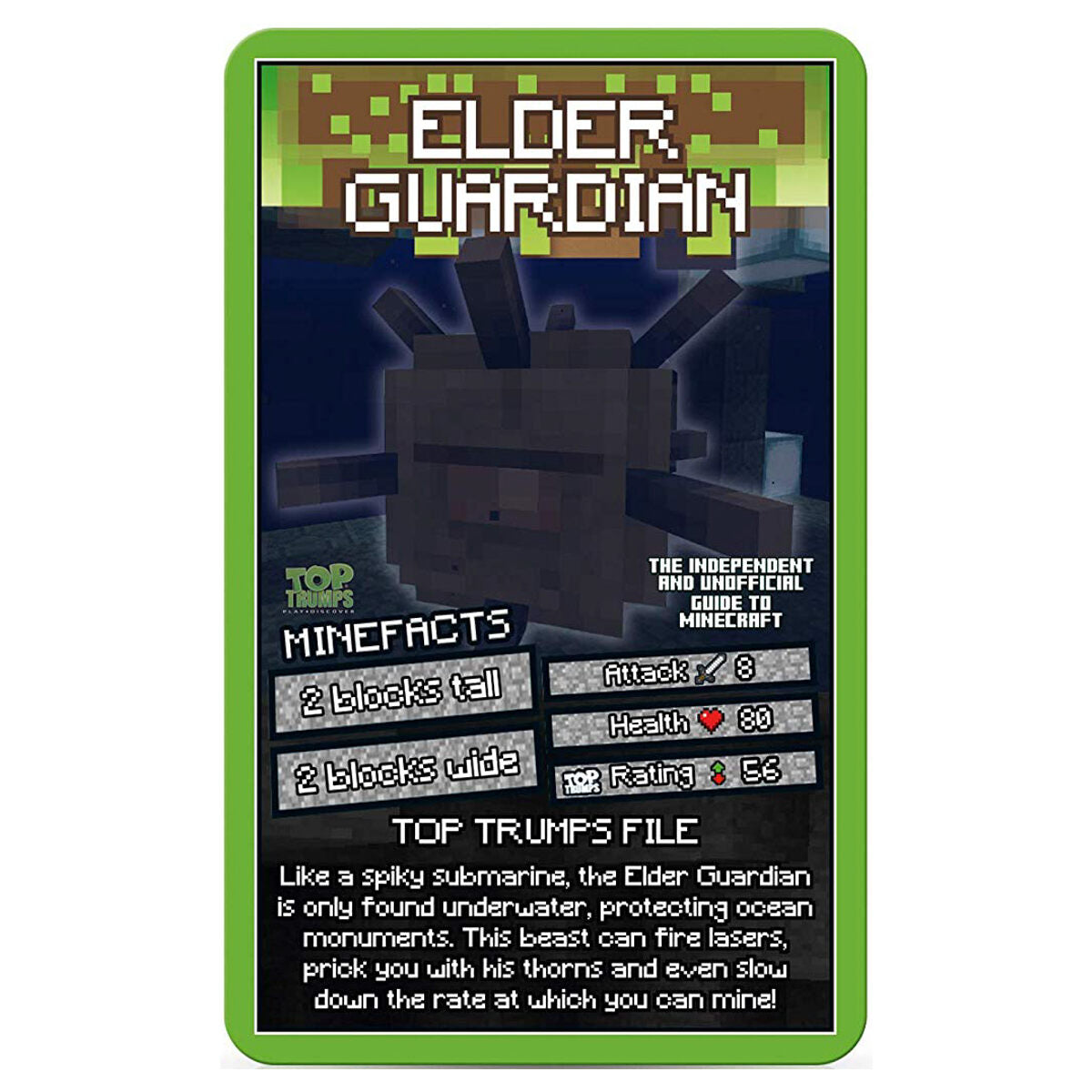 Top Trumps The Independent and Unofficial Guide to Minecraft Card Game