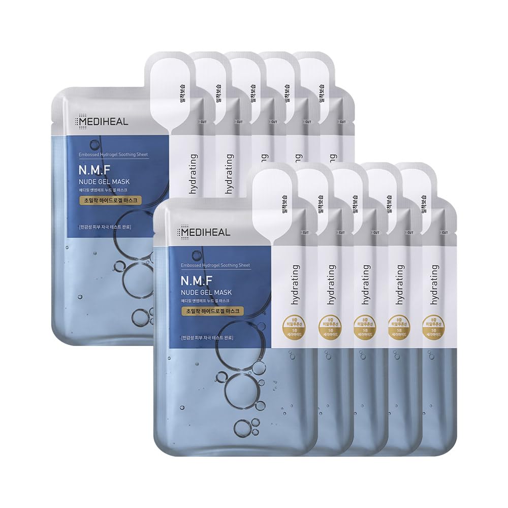 MEDIHEAL N.M.F Nude Gel Mask Set 30ml x 10 sheets