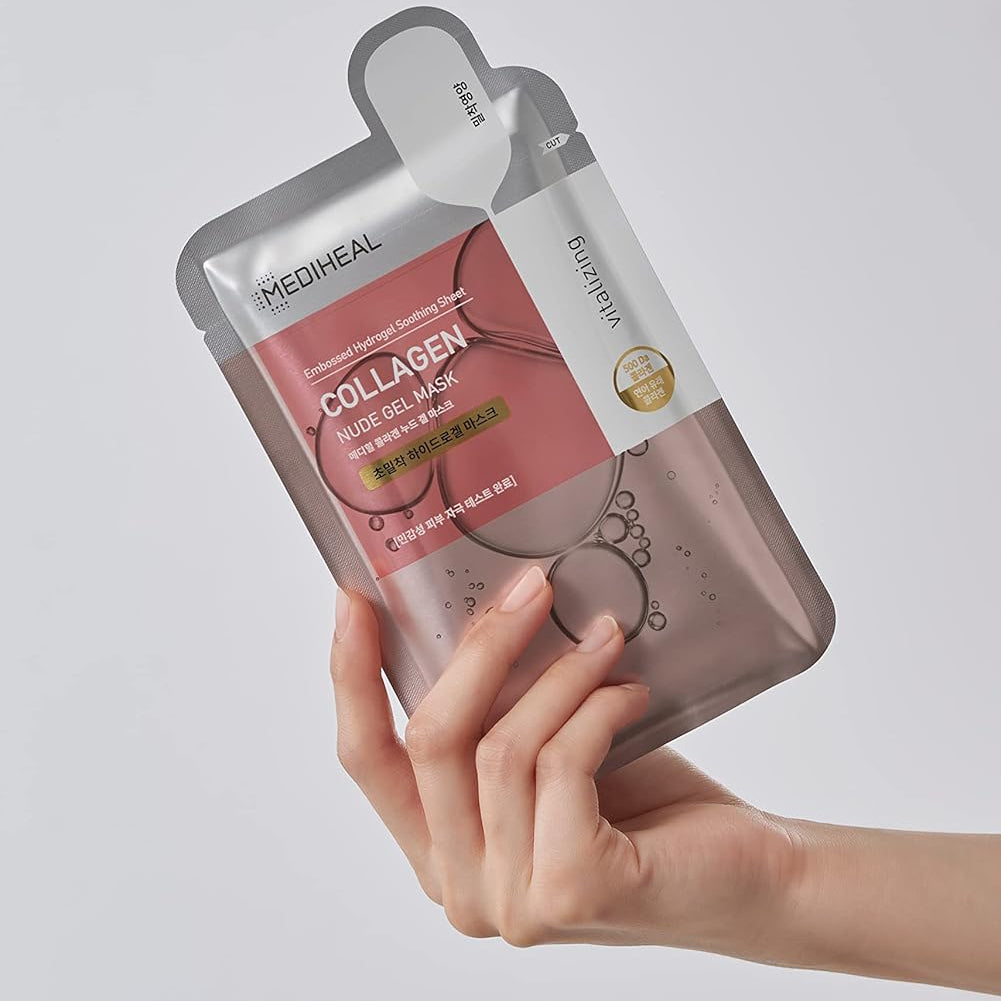 MEDIHEAL Collagen Nude Gel Mask Set 30ml x 10 sheets