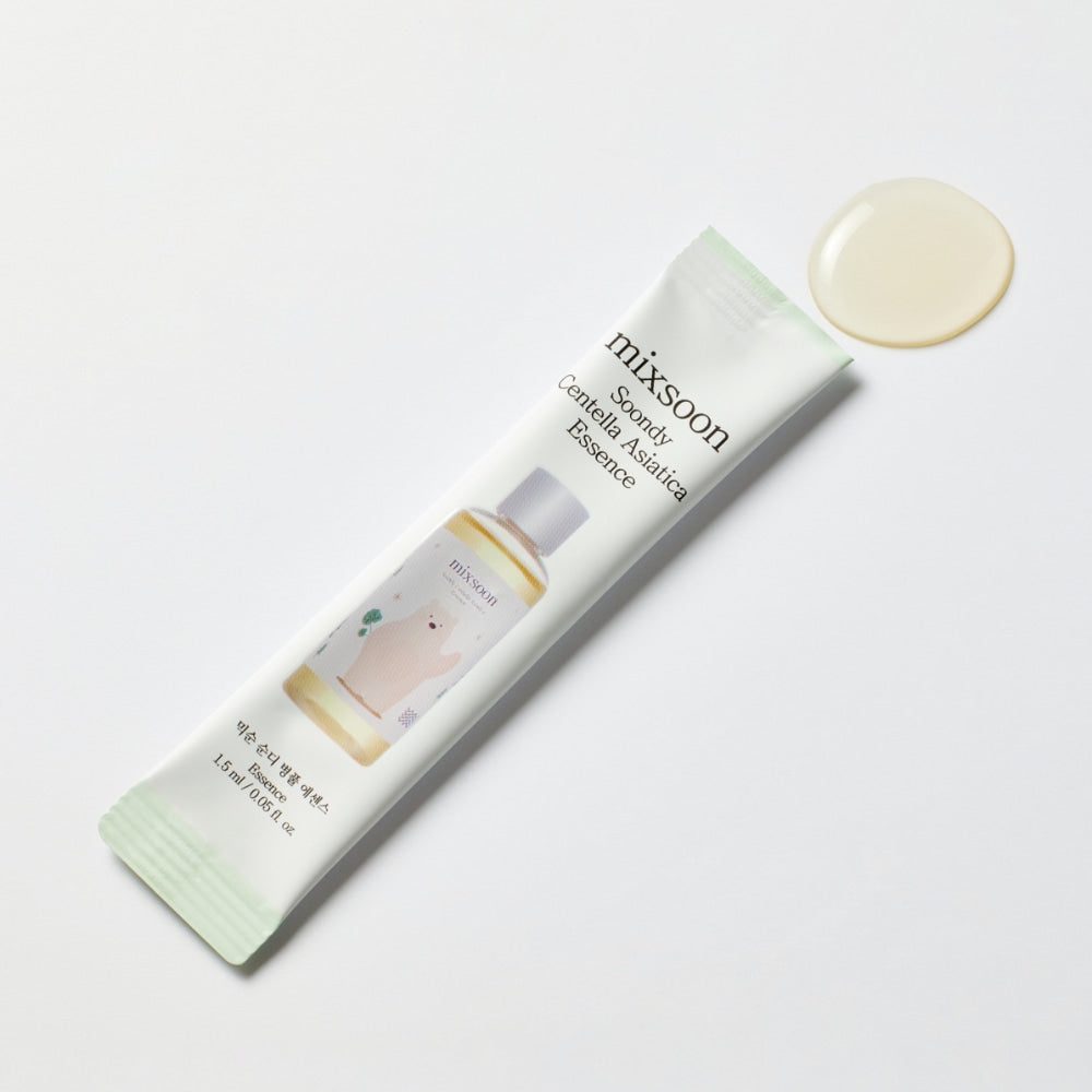 mixsoon Soondy Centella Asiatica Essence Stick Pouch Set 1.5ml x 10 sticks