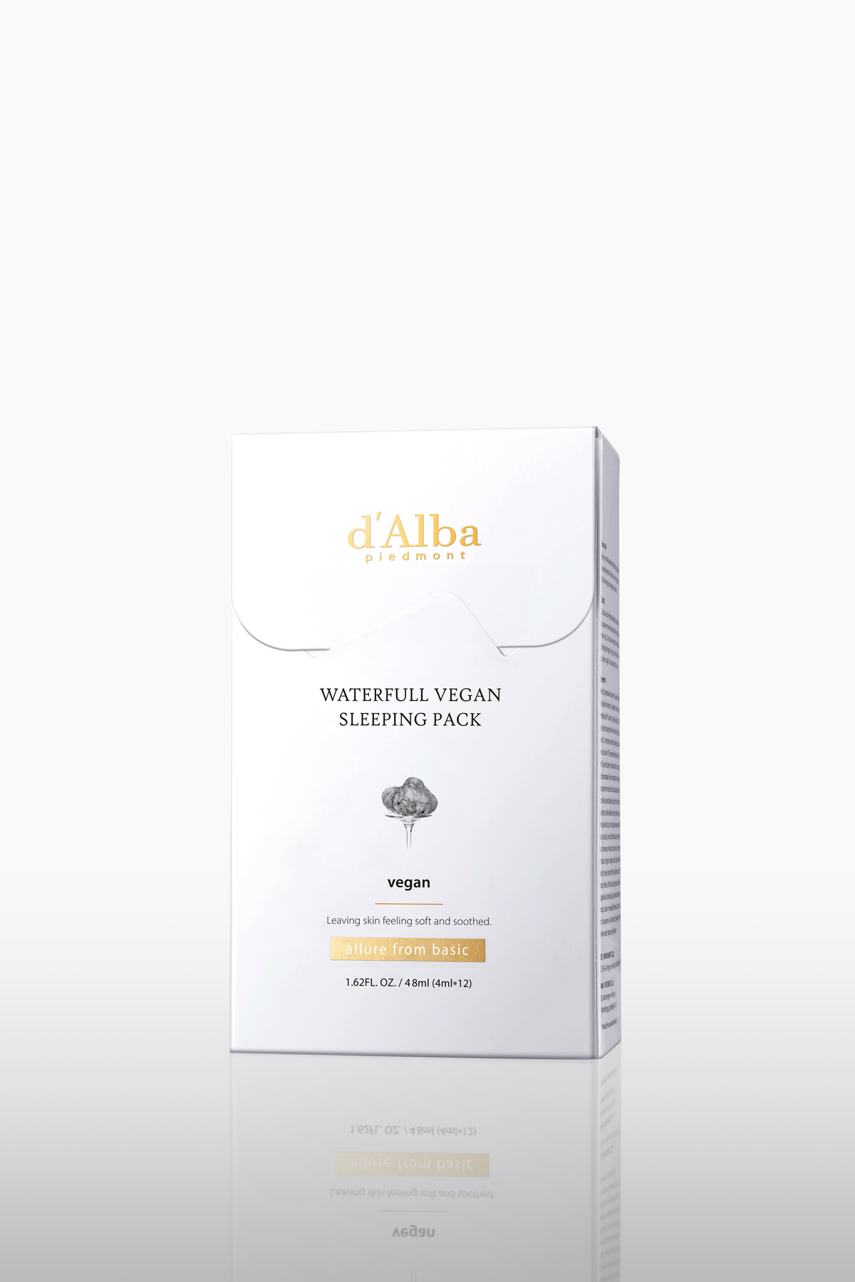 d'Alba Waterfull Vegan Sleeping Pack 4ml x 12 packs