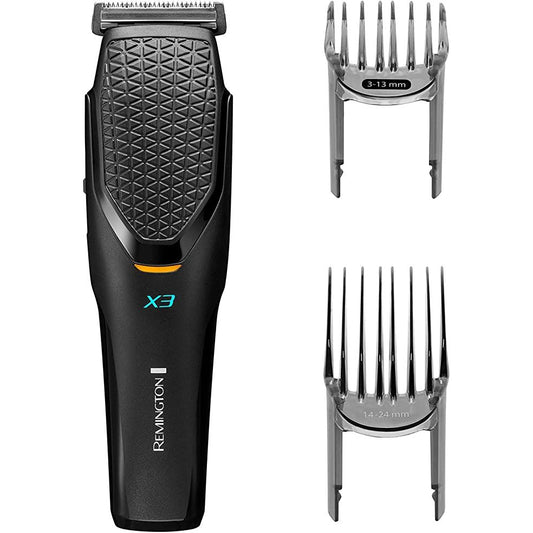 Remington X3 Power-X Hair Clippers - Cordless with Japanese Steel Blades and Precision Control Dial; Cuts from 0.5mm to 24mm HC3000