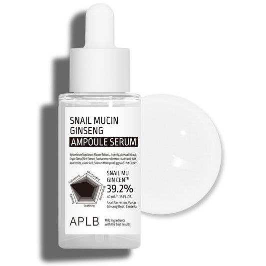 APLB Snail Mucin Ginseng Ampoule Serum 40ml