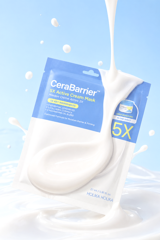 HOLIKA HOLIKA CeraBarrier 5X Active Cream Mask Set 27ml x 7 sheets