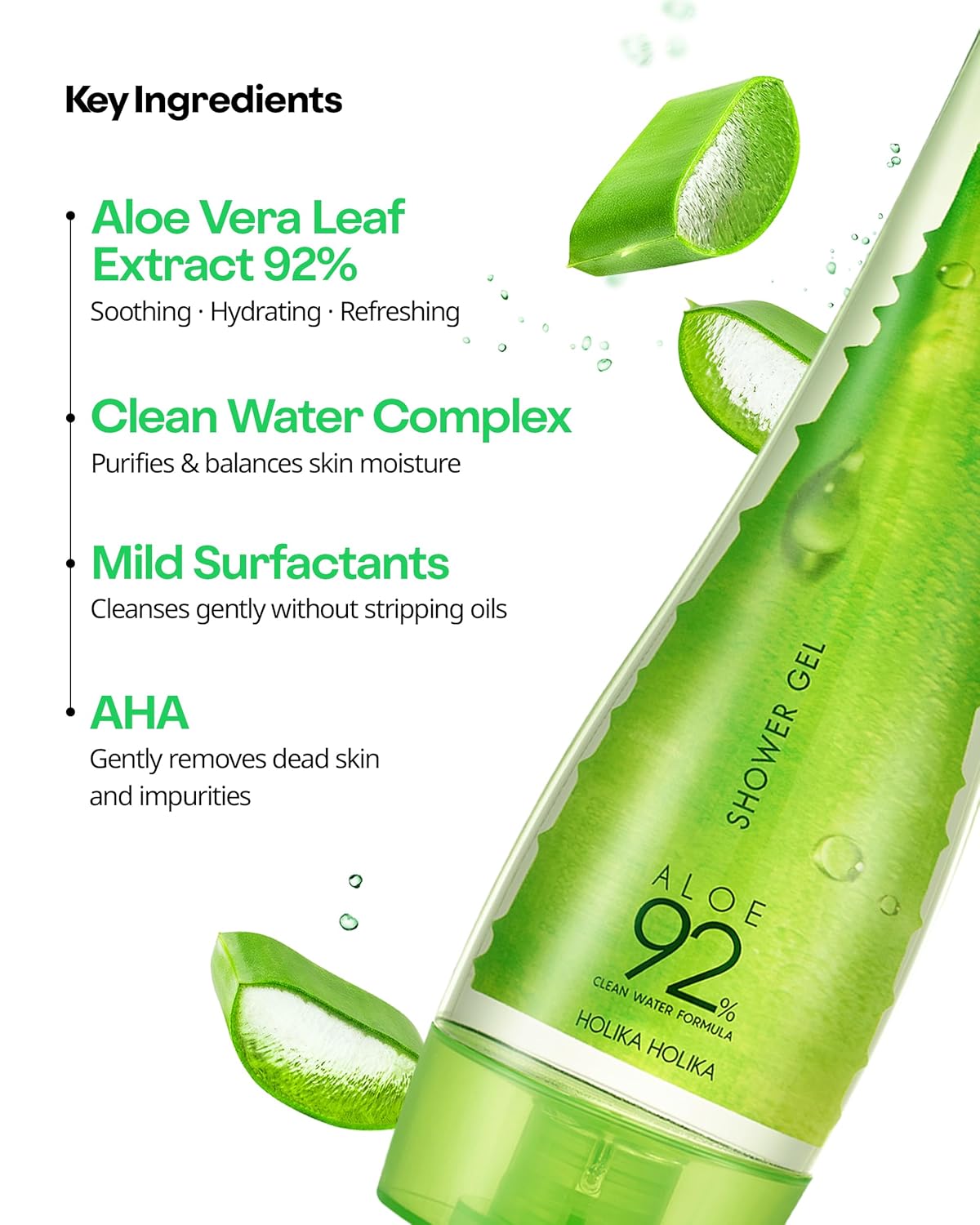 HOLIKA HOLIKA Aloe 92% Shower Gel 250ml
