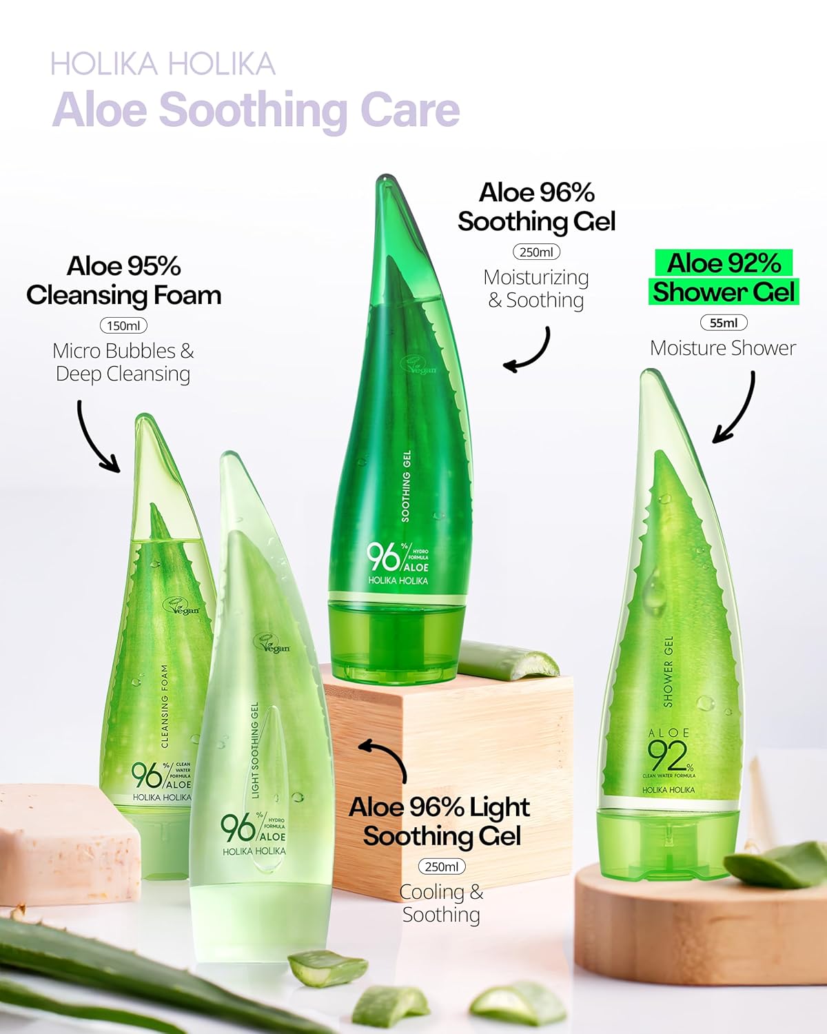 HOLIKA HOLIKA Aloe 92% Shower Gel 250ml