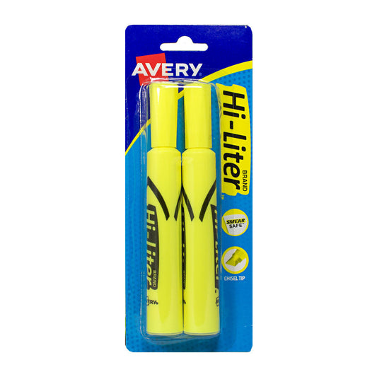 NEW Avery  Hi-Liter -  Card of 2