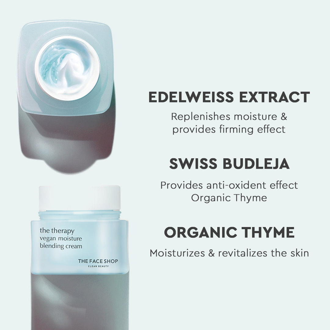 THE FACE SHOP The Therapy Vegan Moisture Blending Cream Mini 30ml