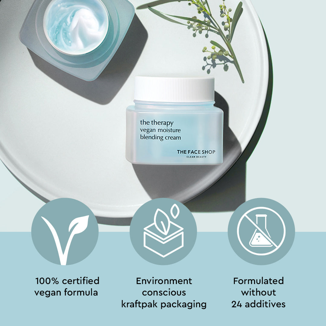 THE FACE SHOP The Therapy Vegan Moisture Blending Cream Mini 30ml