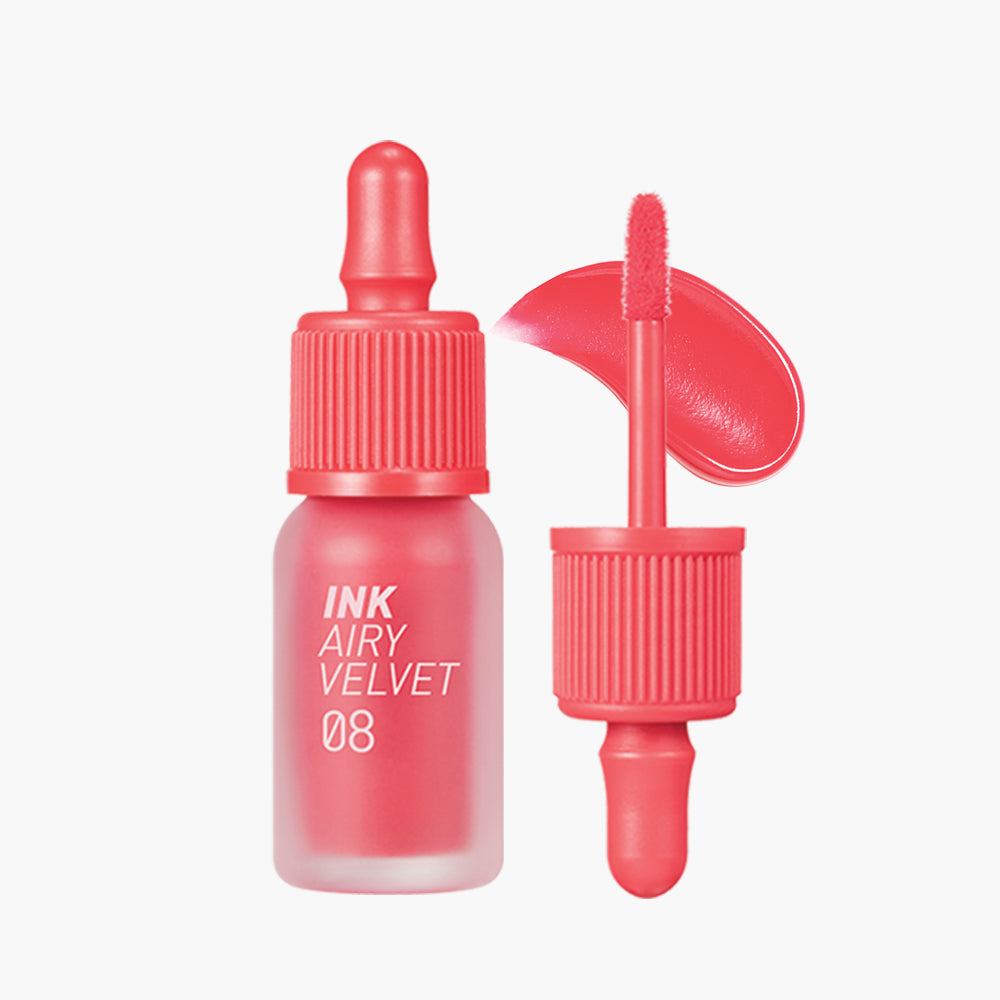 peripera Ink Airy Velvet AD #08 Pretty Orange Pink