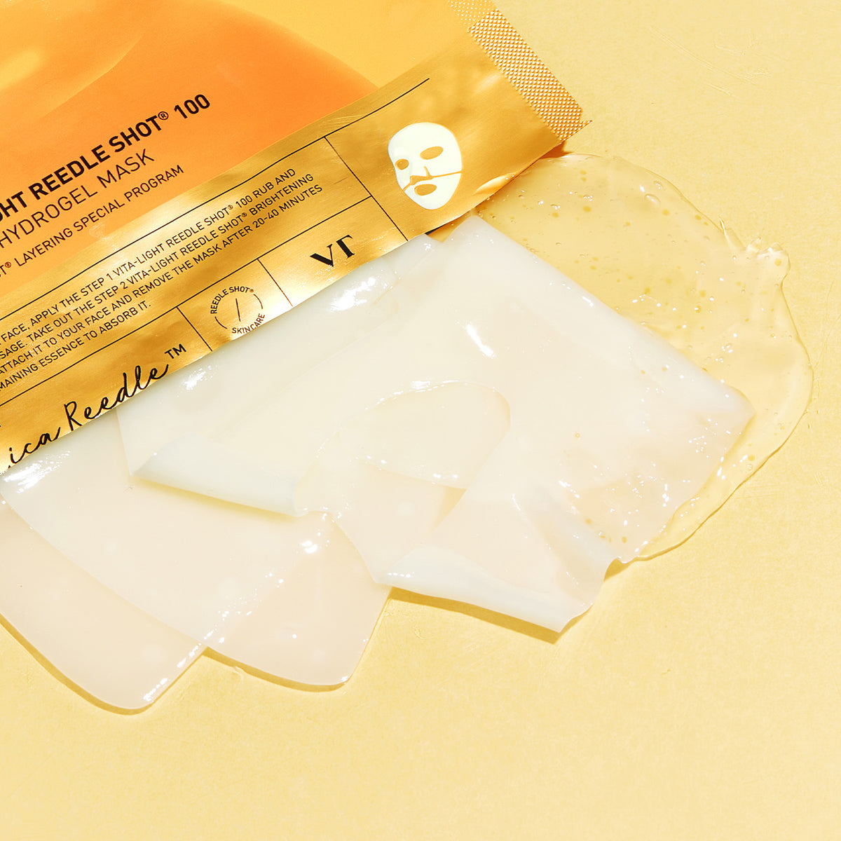 VT Vita-Light Reedle Shot 100 2Step Hydrogel Mask Set 34.5g x 4 sheets