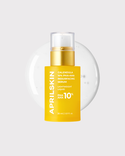 APRILSKIN Calendula 10% PHA + AHA Resurfacing Serum 30ml