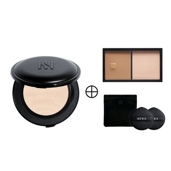 HERA Black Cushion Mesh Powder