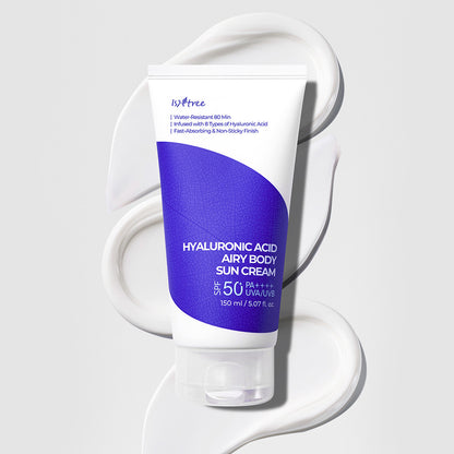 Isntree Hyaluronic Acid Airy Body Sun Cream 150ml