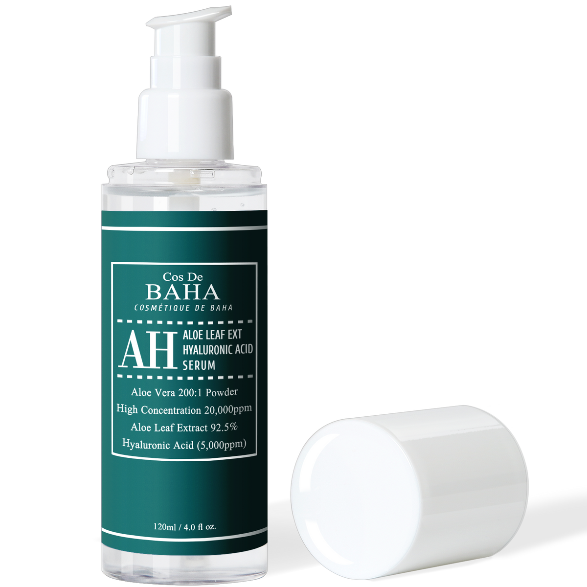 Cos De BAHA AH Aloe Leaf Ext Hyaluronic Acid Serum 120ml