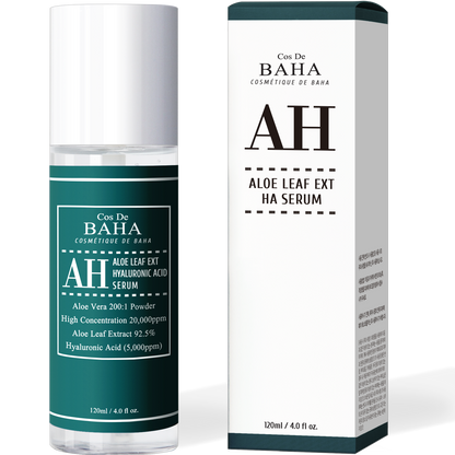 Cos De BAHA AH Aloe Leaf Ext Hyaluronic Acid Serum 120ml
