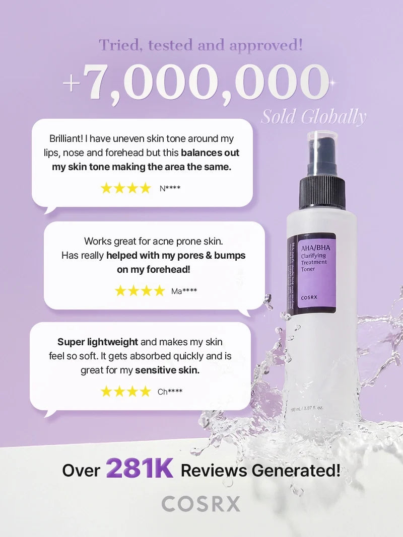 COSRX AHA/BHA Clarifying Treatment Toner Mini 50ml