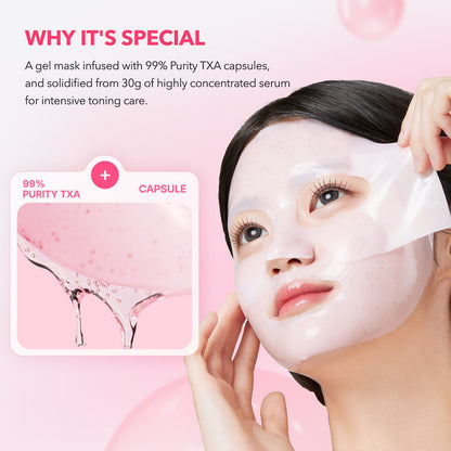 APRILSKIN TXA Niacinamide Collagen 99 Capsule Gel Mask Set 30g x 4 sheets