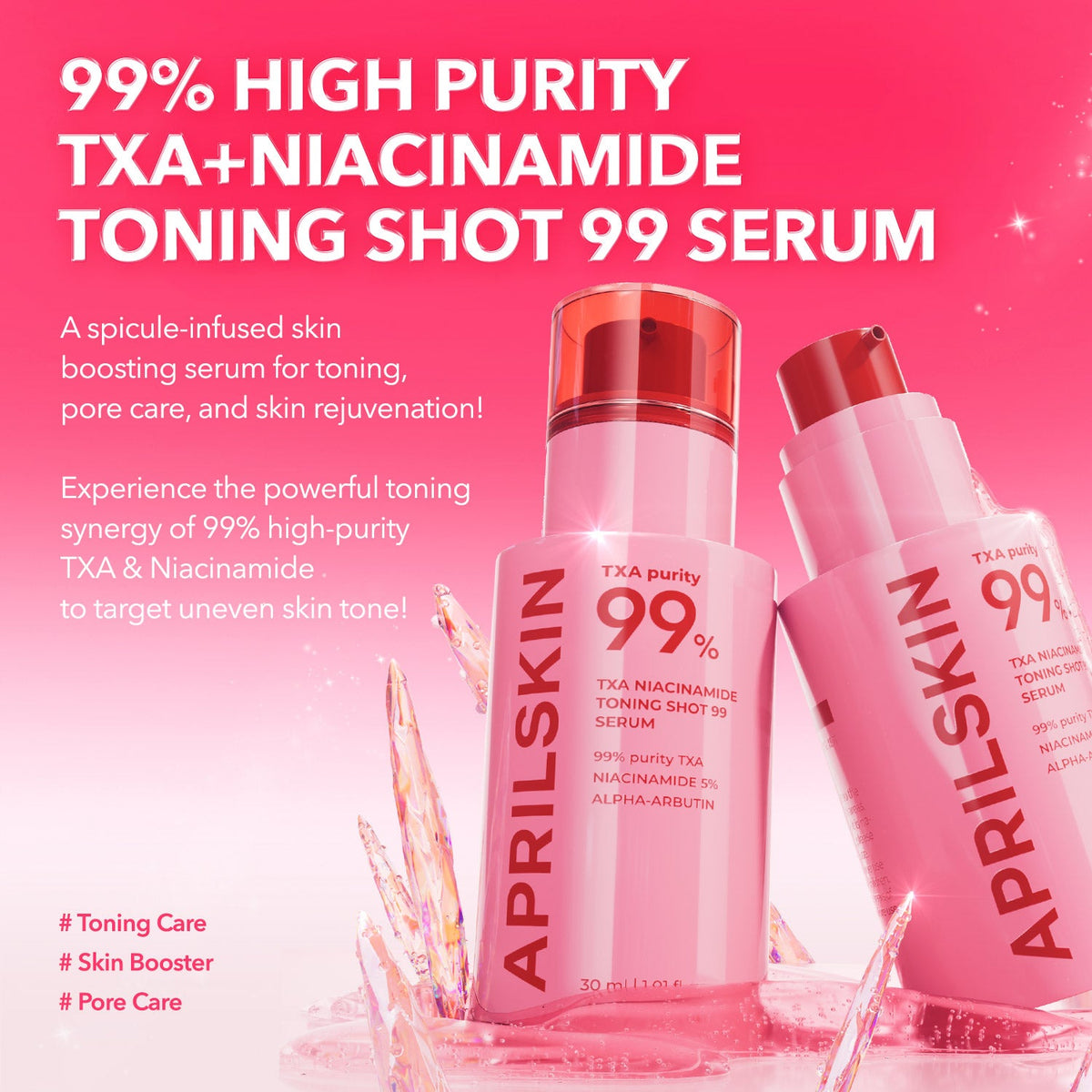 APRILSKIN TXA Niacinamide Toning Shot 99 Serum 30ml