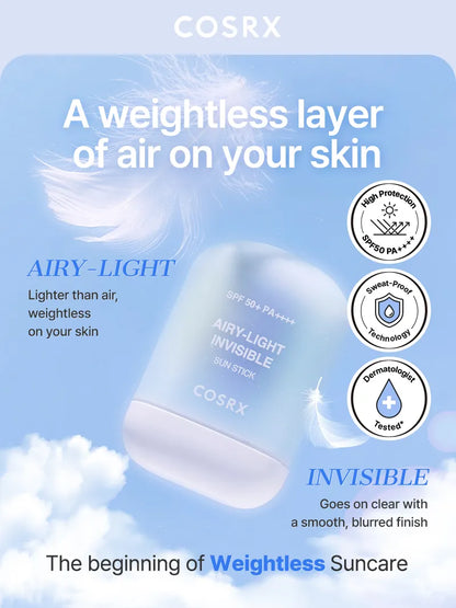 COSRX Airy-Light Invisible Sun Stick 19g
