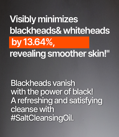 HOLIKA HOLIKA Clinfinite Black Salt and Charcoal Blackhead Deep Cleansing Oil 200ml