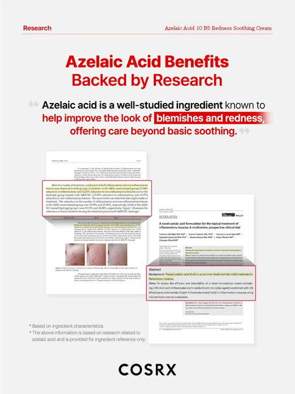 COSRX Azelaic Acid 10 B5 Redness Soothing Cream 30ml