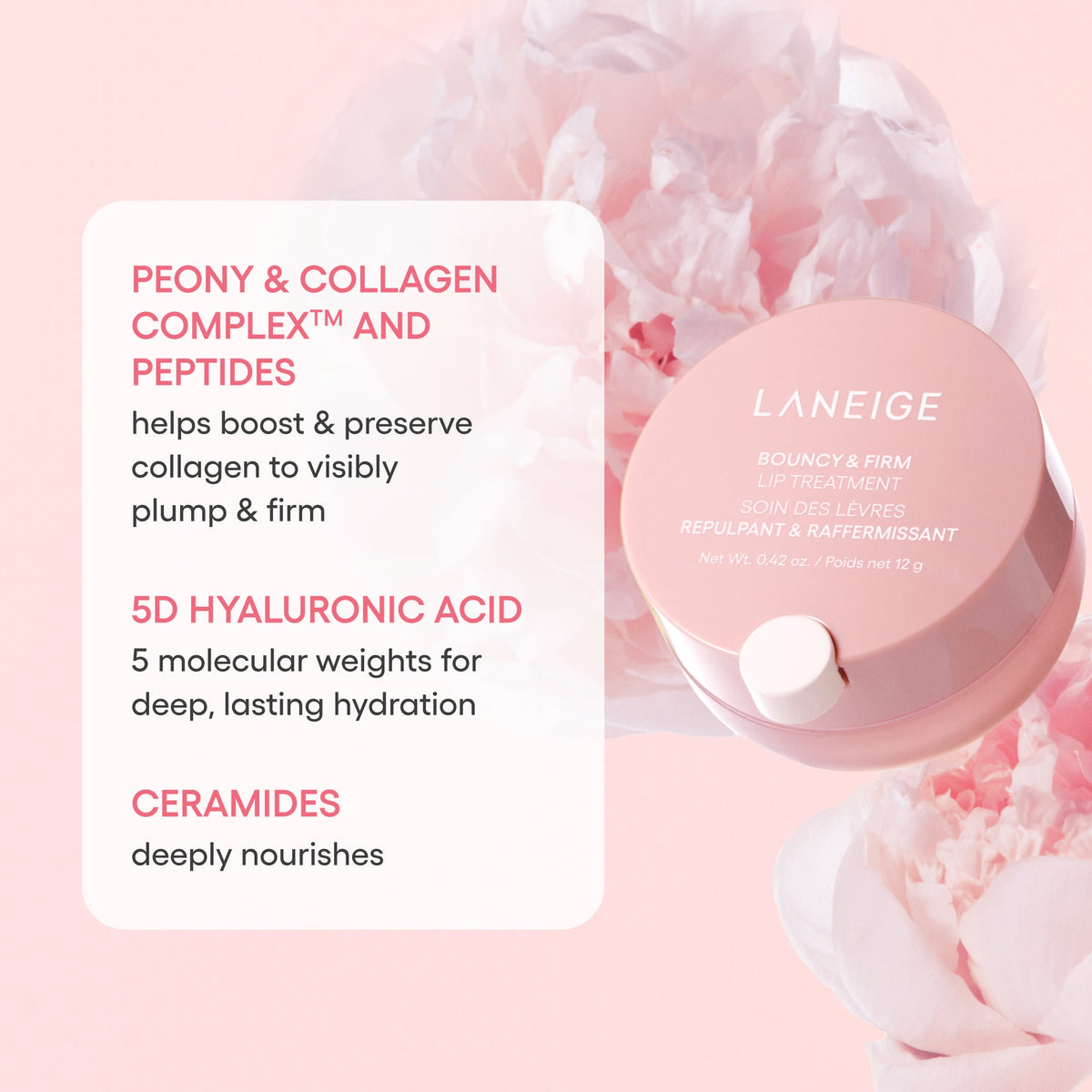 LANEIGE Bouncy & Firm Lip Treatment Mini 2g