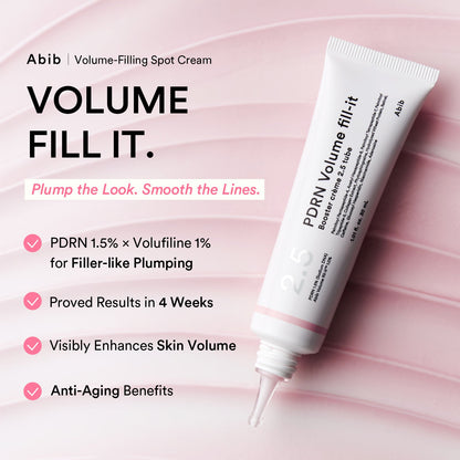 Abib PDRN Volume Fill-it Booster Crème 2.5 Tube 30ml