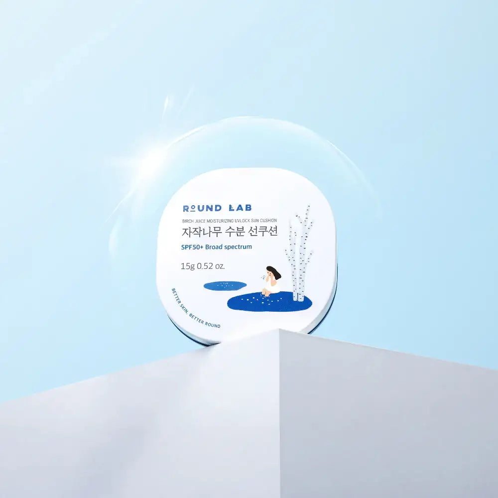 ROUND LAB Birch Juice Moisturizing Sun Cushion 15g