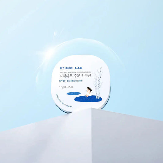 ROUND LAB Birch Juice Moisturizing Sun Cushion 15g