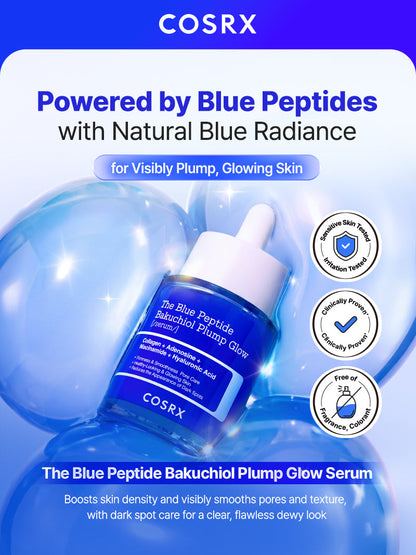COSRX The Blue Peptide Bakuchiol Plump Glow Serum 50ml