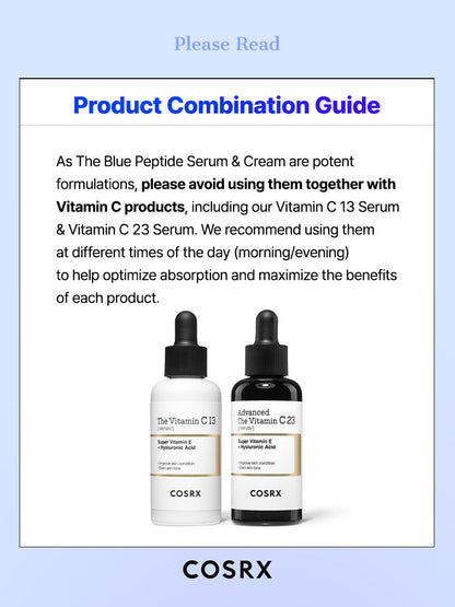COSRX The Blue Peptide Bakuchiol Plump Glow Serum 50ml