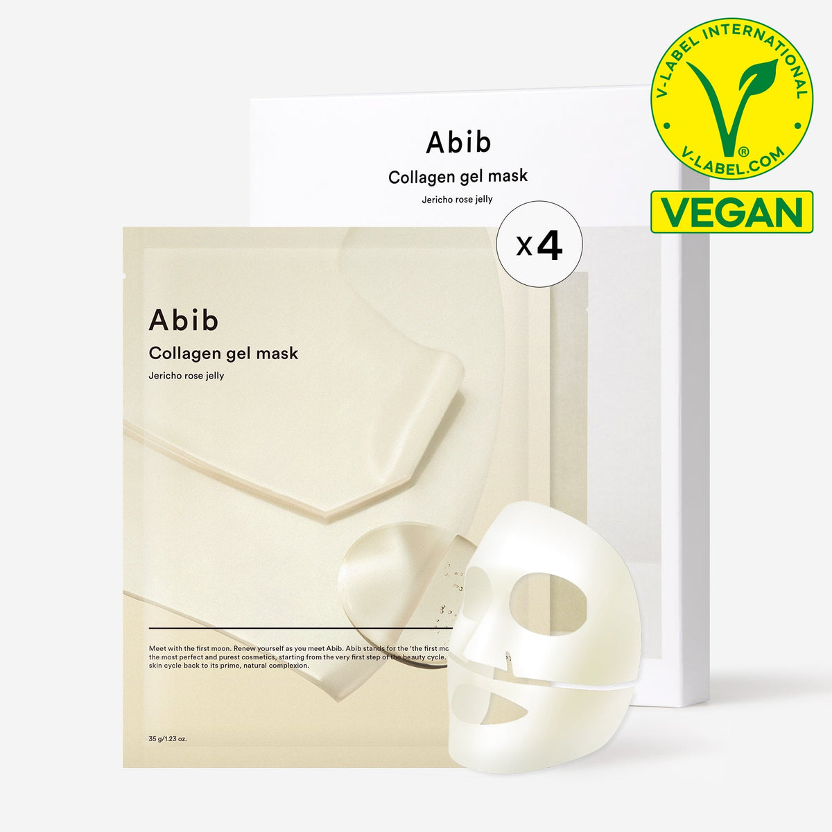 Abib Collagen Gel Mask Set Jericho Rose Jelly 4 sheets