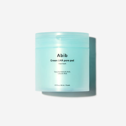 Abib Green LHA Pore Pad Clear Touch 70 pads