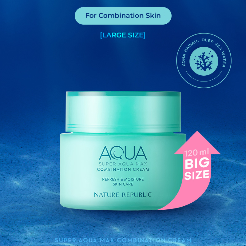 NATURE REPUBLIC Super Aqua Max Combination Watery Cream Jumbo 120ml