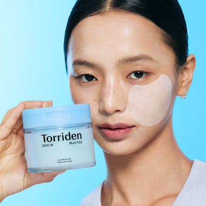 Torriden DIVE IN Low Molecule Hyaluronic Acid Multi Pad 80 sheets