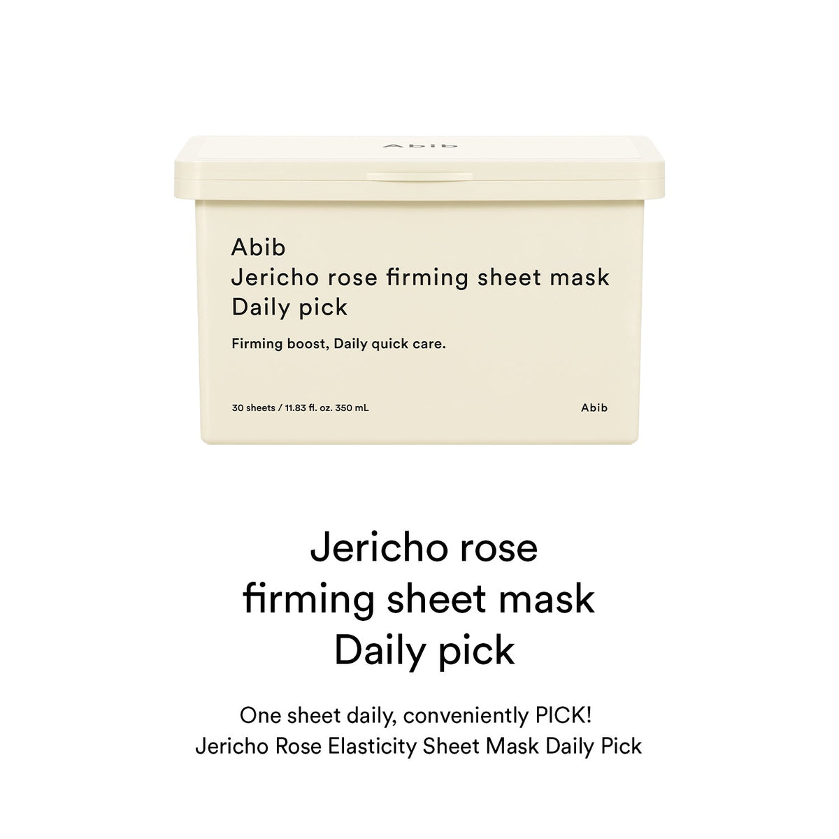 Abib Jericho Rose Firming Sheet Mask Daily Pick 30 sheets