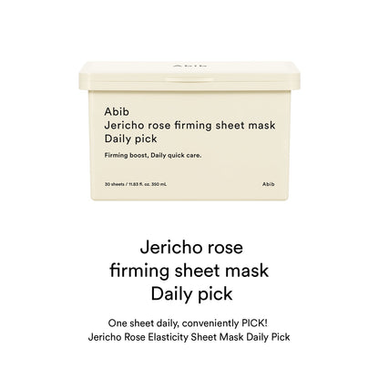 Abib Jericho Rose Firming Sheet Mask Daily Pick 30 sheets