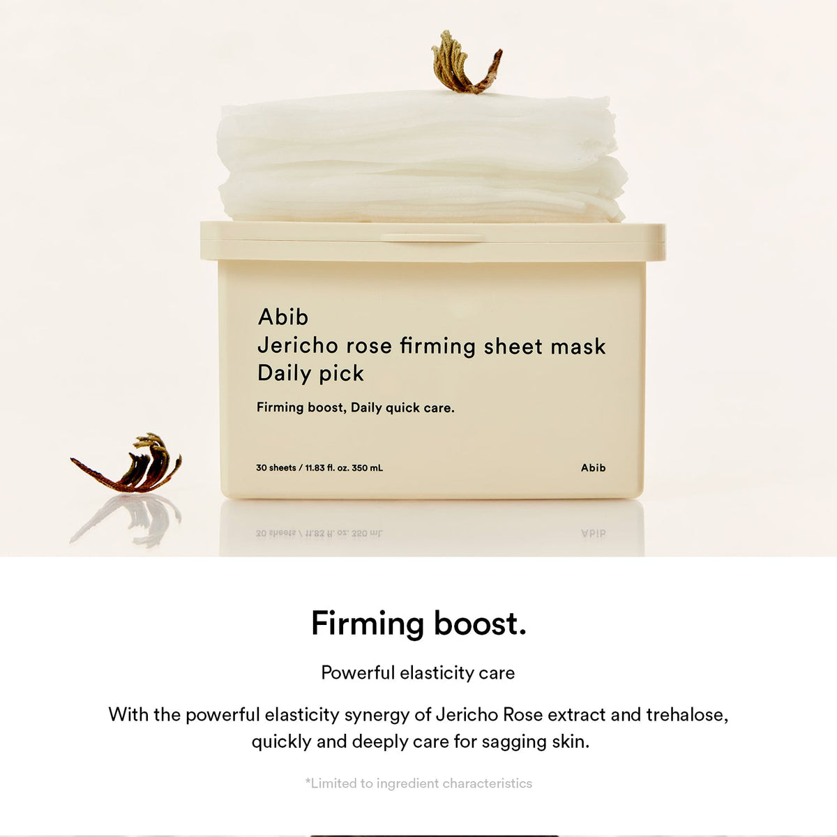 Abib Jericho Rose Firming Sheet Mask Daily Pick 30 sheets