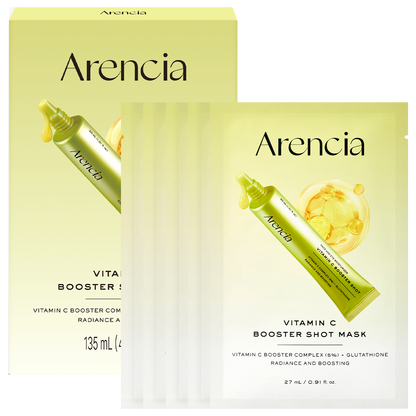 Arencia Vitamin C Booster Shot Mask Set 27ml x 5 sheets