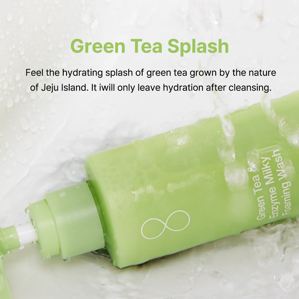 By Wishtrend Green Tea & Enzyme Milky Foaming Wash 140ml