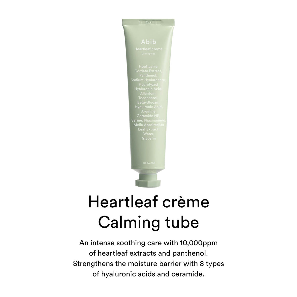 Abib Heartleaf Crème Calming Tube 75ml
