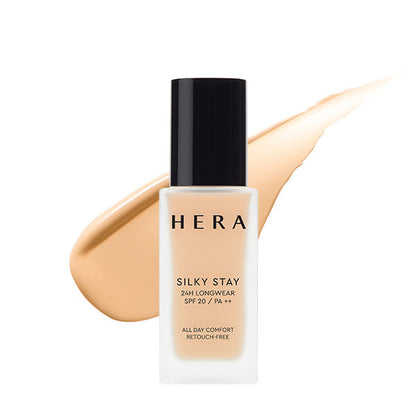 HERA Silky Stay 24H Longwear Foundation #23W1 Sand Beige