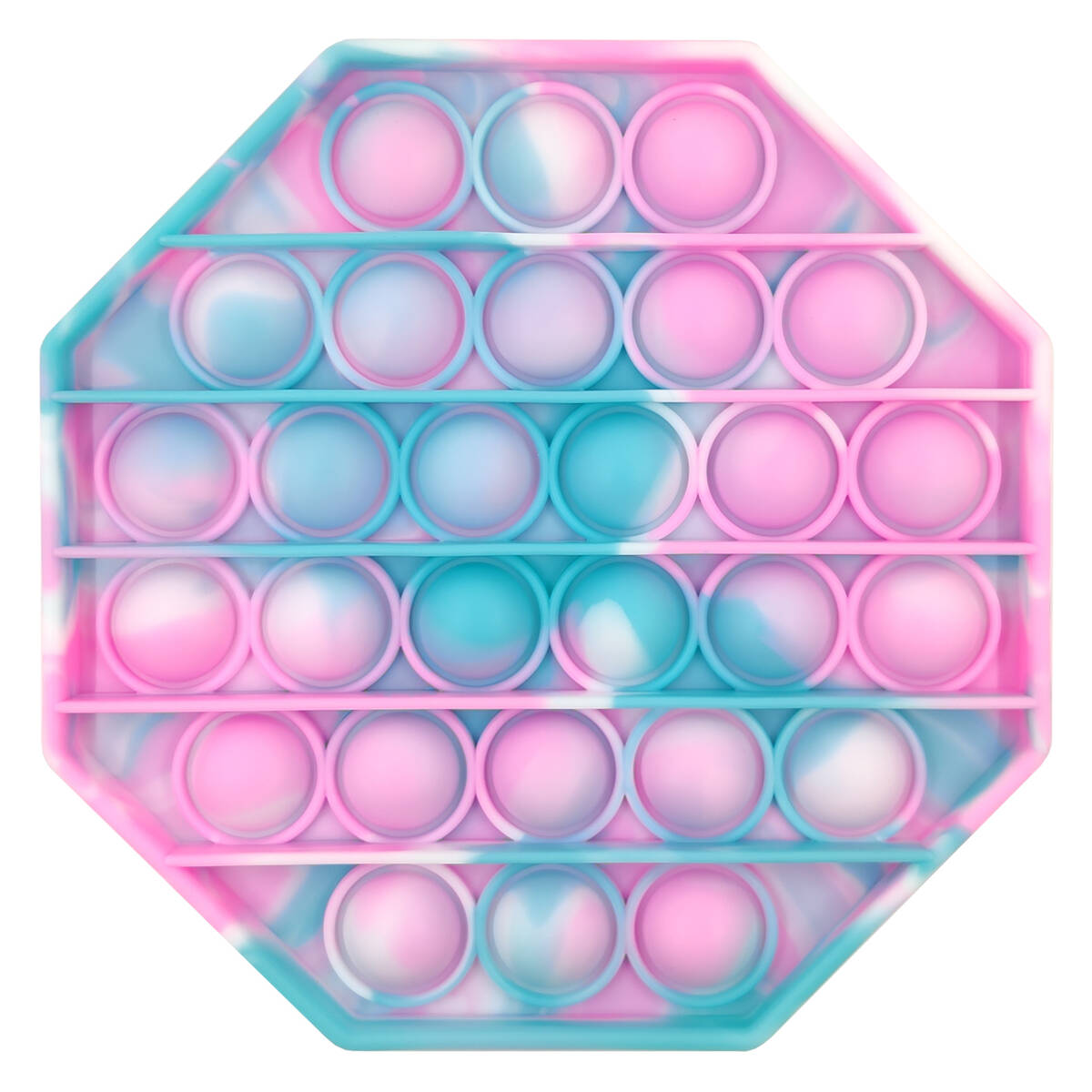 Cartamundi Poppits Pink Tie Dye Octagon Sensory Toy