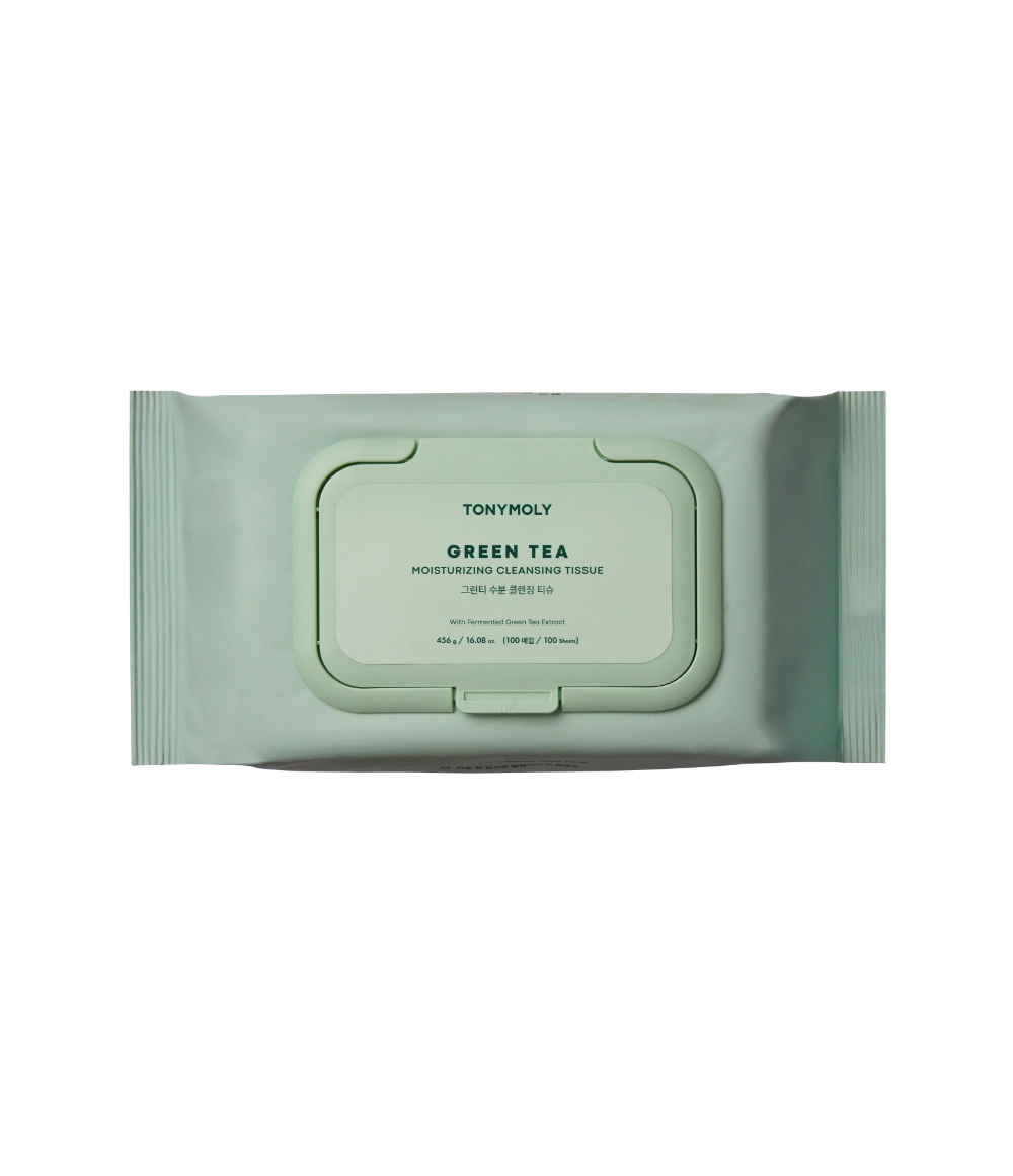 TONYMOLY Green Tea Moisturizing Cleansing Tissue 100 sheets