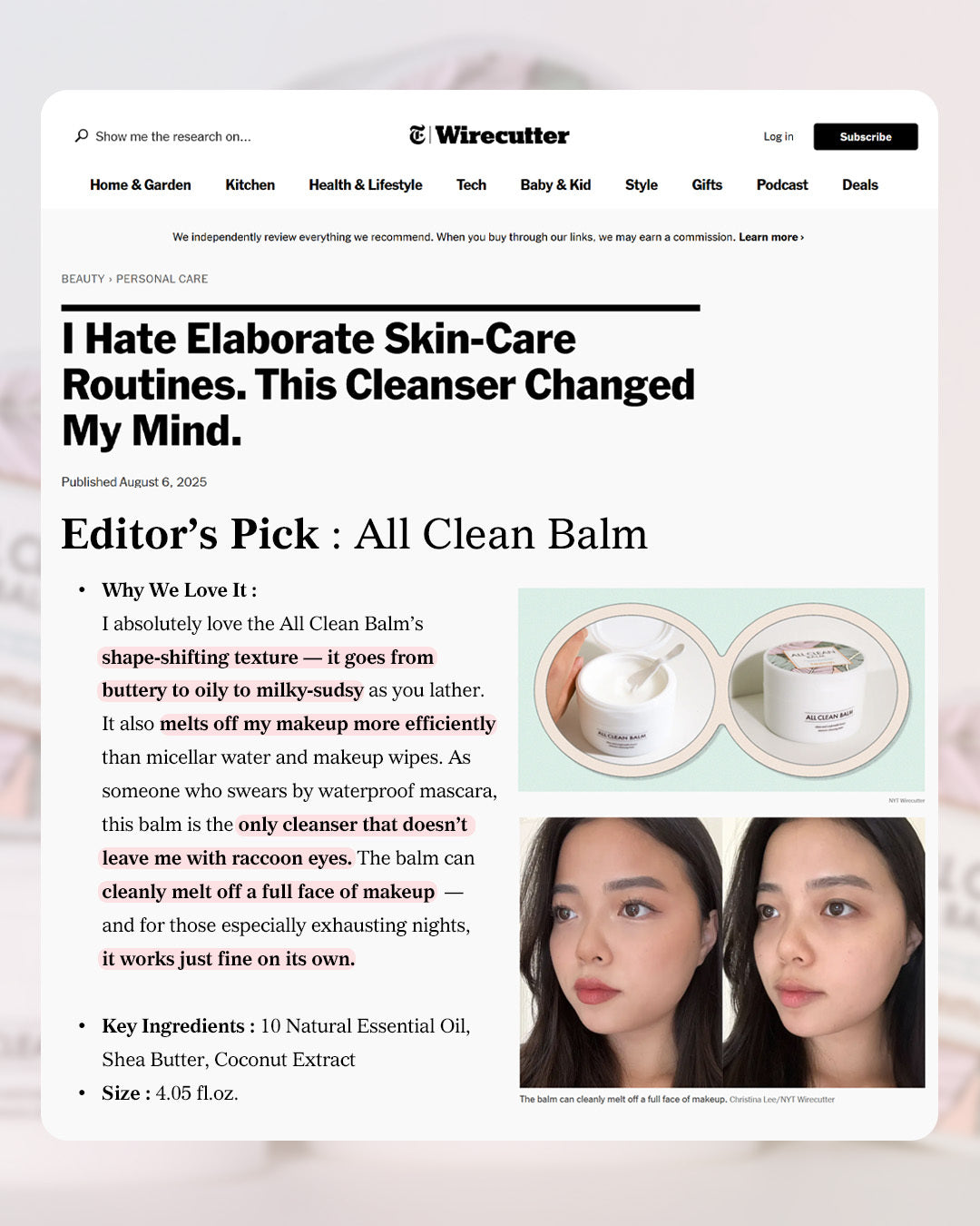 heimish All Clean Balm 120ml