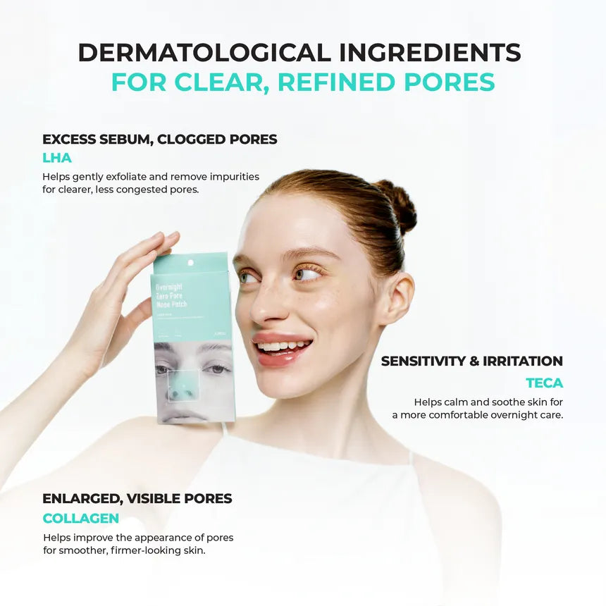 JUMISO Overnight Zero Pore Nose Patch Set 10 patches