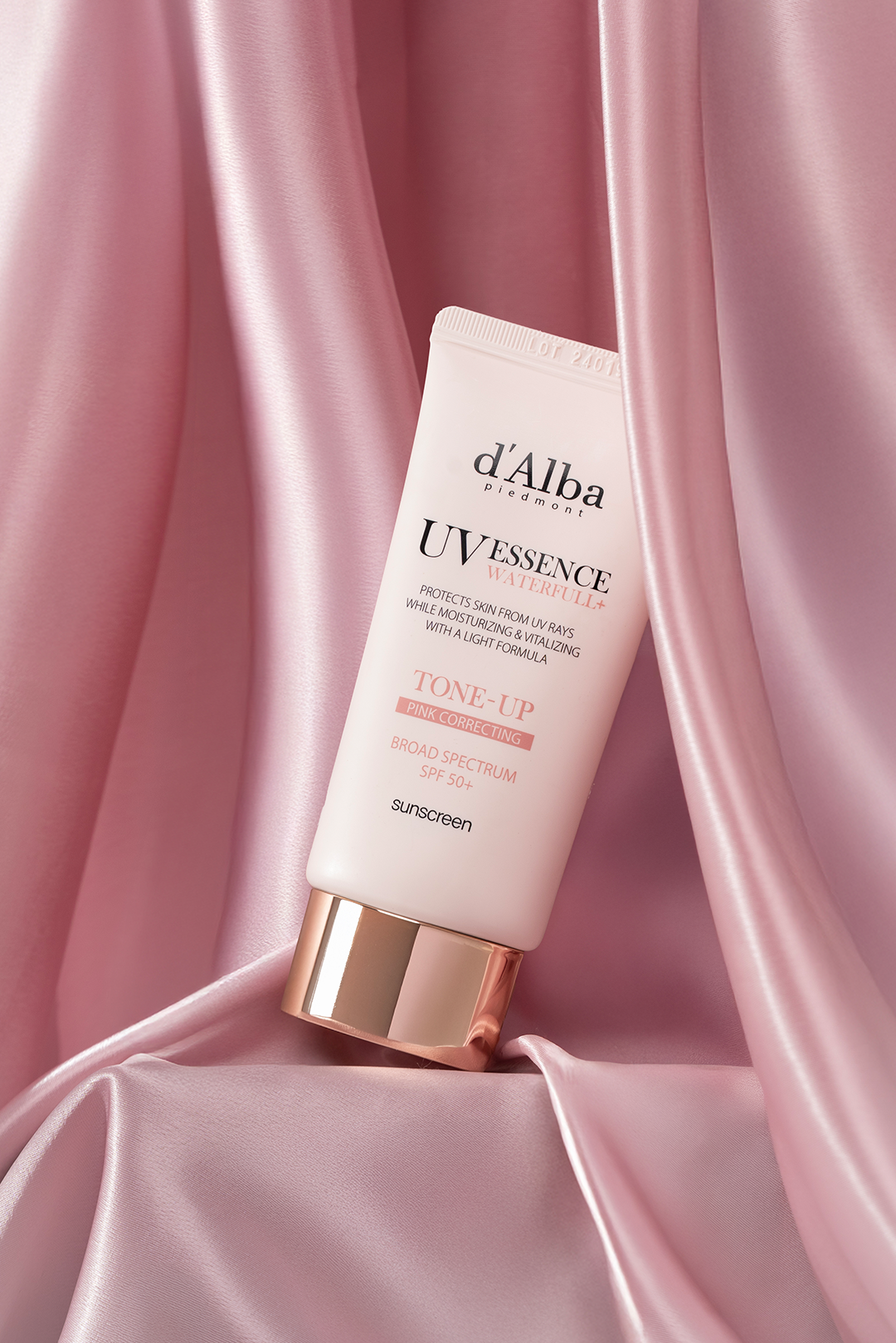 d'Alba Waterfull Pink Correcting Tone-Up Sunscreen 50ml